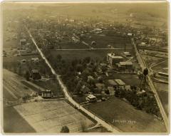Aerial view of Washington College campus