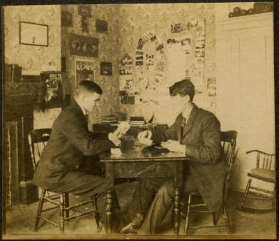 Lusby Nicholson and Robert Gill playing cards