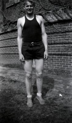 Lewis Thomas Jacobs, guard on the basketball team, class of 1929