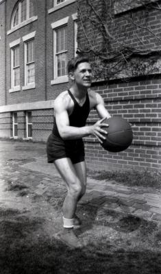 Joseph Francis Alexander, forward on the basketball team, class of 1930