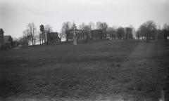 Hill Dorms and the campus green