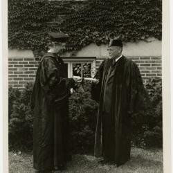 Anna Eleanor Roosevelt with her honorary degree