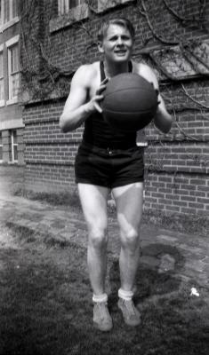 Lewis Thomas Jacobs, guard on the basketball team, class of 1929 