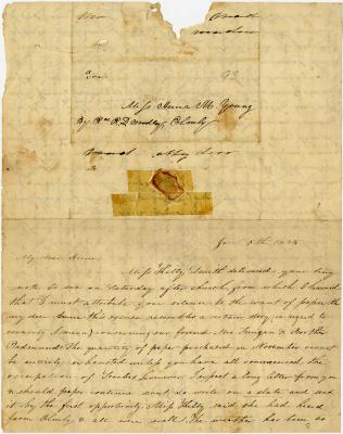  J.R. Compton letter to Anna M. Young at Elmly