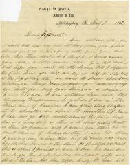 Letter to Joseph Burchinal from an unnamed friend