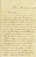 Letter to Joseph Burchinal from Francis Lockerman