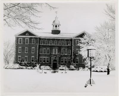 William Smith Hall in the snow