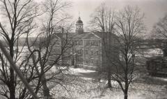 William Smith Hall in the snow