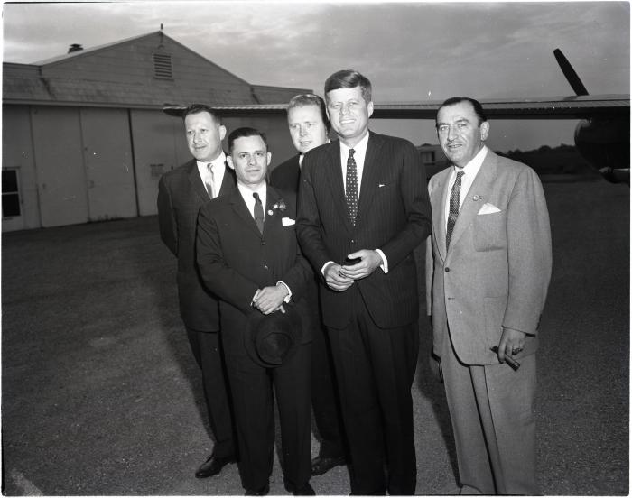 John F. Kennedy with delegation