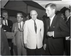 John F. Kennedy arriving in Chestertown