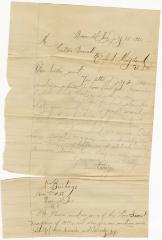 S. Britrago letter to Carlton Gorsouch