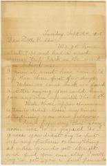 Letter to W. Carlton Gorsuch from his mother, September 24, 1918