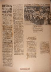 Philadelphia Inquirer news clippings of the Farm Strikes