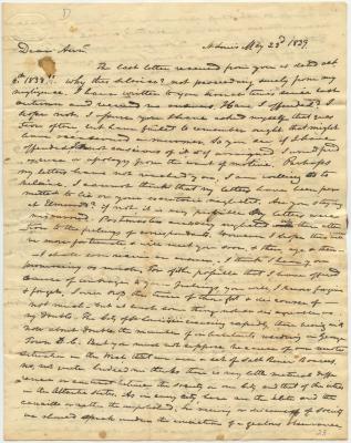 Alonzo W. Manning letter to Anna M. Young