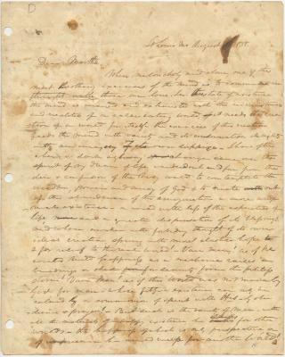 Alonzo W. Manning letter to Anna M. Young