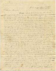 Alonzo W. Manning letter to Anna M. Young, at Rock Hall