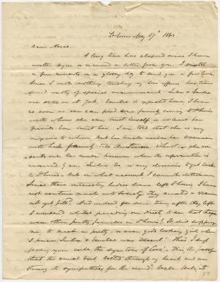 Alonzo W. Manning letter to Anna M. Young