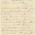 Bennett Willson, at Mount Saint Joseph’s College, letter to Anna M. Willson, at Rock Hall