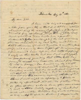 Alonzo W. Manning letter to Anna M. Young