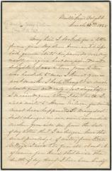 L. P. H. Watkins, at Millikins Delight, letter to Anna M. Willson