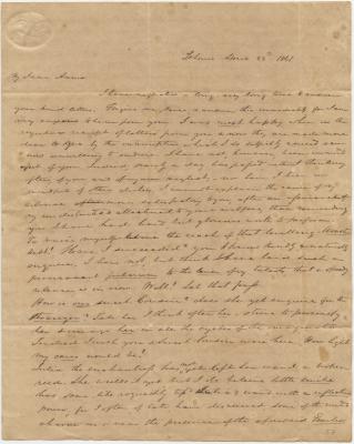 Alonzo W. Manning letter to Anna M. Young