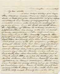 Alexander Young letter to Anna Martha Willson