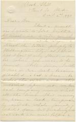 Anna M. Willson letter to Benjamin Young