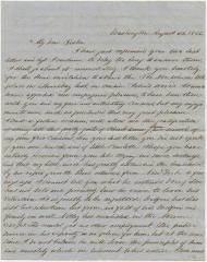 Alexander Young letter to Anna Martha Willson