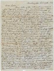 Alexander Young letter to Anna Martha Willson