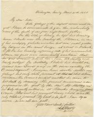 Alexander Young letter to Anna Martha Willson