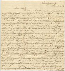 Alexander Young letter to Anna Martha Willson