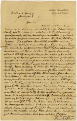 Daniel C. Diggs, at Upper Marlboro, MD, letter to Alexander X. Young, at Washington D.C.