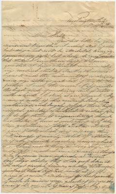 Alexander Young letter to Anna Martha Willson