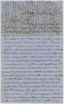 Alexander Young letter to Anna Martha Willson