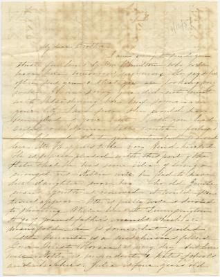 Anna M. Willson letter to Benjamin Young