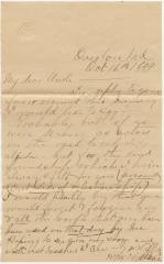 William Willson, at Overton, MD, letter to Benjamin Young at Trumpington