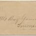 William Willson, at Overton, MD, letter to Benjamin Young at Trumpington