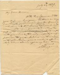 Notley Young letter to Anna M. Young, at Trumpington