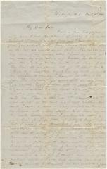 Wilfred Young, at Washington, D.C., letter to Anna M. Willson at Rock Hall, MD