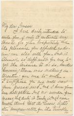 Isadore T. Young letter to Anna M. Willson