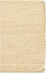 Letter from Henrietta, at Mount Oak to Anna M. Young