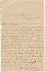 Pattie Smith letter to Anna M. Willson, regarding delay in visit