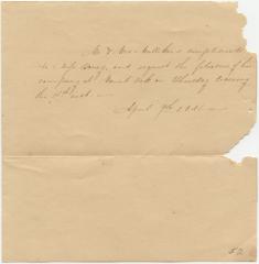 Invitation from Mr. & Mrs. Mullikin to Miss Anna Young