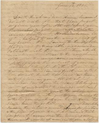 Notley Young letter to Anna M. Young