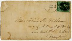 Fifteen envelopes addressed to Anna M. Willson
