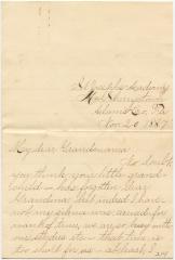 Mary R. Willson, at St. Joseph's Academy, Adams County, PA, letter to Anna M. Willson at Rock Hall, MD