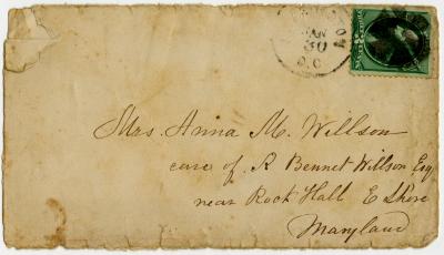 Fifteen envelopes addressed to Anna M. Willson