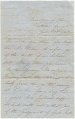 Letter from the Sisters of the Visitation at Georgetown to Anna M. Willson