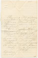 S. F. J. letter to Anna M. Willson at Trumpington