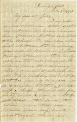 Anna M. Willson letter to Julia R. Willson at Baltimore